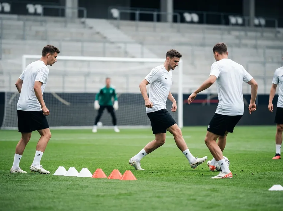 Florian Wirtz und Jamal Musiala im Trikot der deutschen Nationalmannschaft