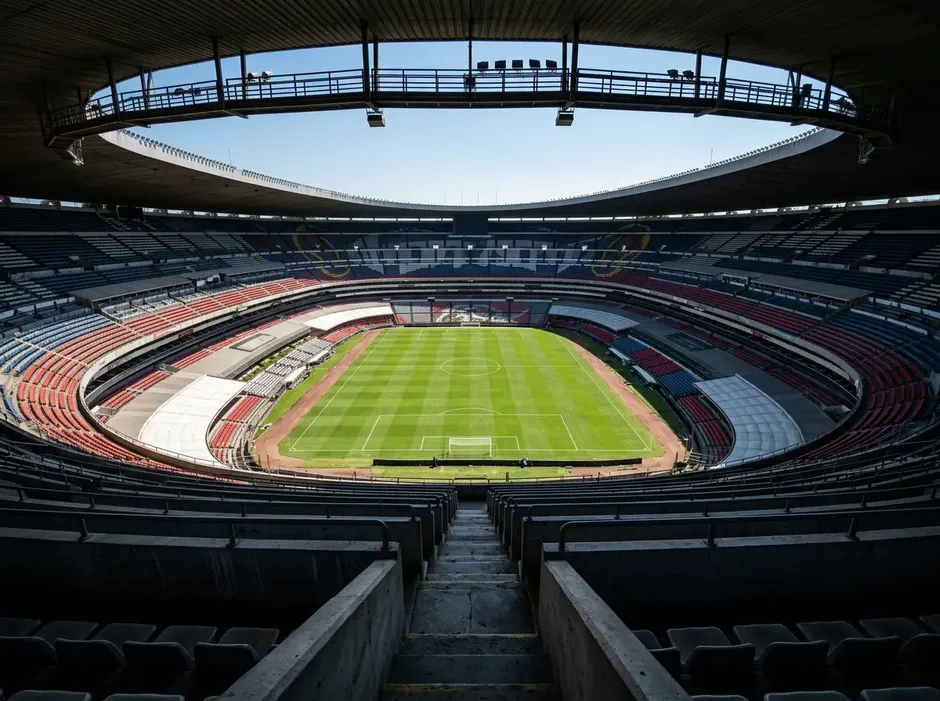 Estadio Azteca in Mexiko-Stadt als Schauplatz des Eröffnungsspiels der Fussball-WM 2026